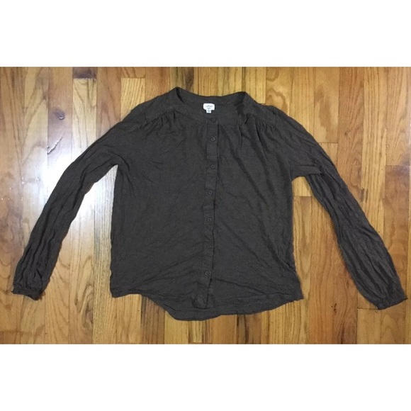 Wilfred Tops - Wilfred Henley button down shirt top blouse urban